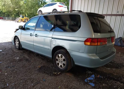 2003 Honda Odyssey Ex z USA, uszkodzony, nr VIN 2HKRL18623H502268
